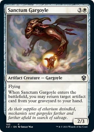 Commander 2021 102 Sanctum Gargoyle