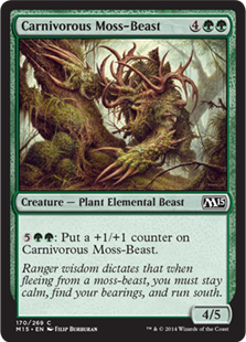 Magic 2015 170/269 Carnivorous Moss-Beast