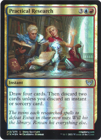 Strixhaven 212/275 Practical Research (Foil)