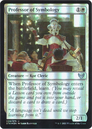 Strixhaven 024/275 Professor of Symbology (Foil)