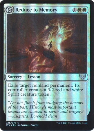 Strixhaven 025/275 Reduce to Memory (Foil)