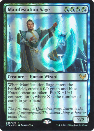 Strixhaven 205/275 Manifestation Sage (Foil)