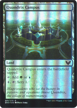 Strixhaven 271/275 Quandrix Campus (Foil)