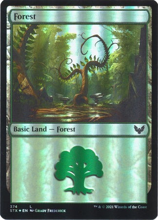 Strixhaven 374 Forest (Foil)