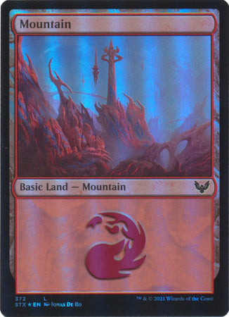 Strixhaven 372 Mountain (Foil)