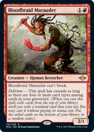 Modern Horizons 2 116/303 Bloodbraid Marauder