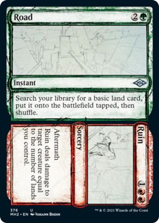 Modern Horizons 2 376 Road//Ruin (Showcase Sketch Frame)