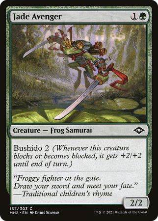 Modern Horizons 2 167/303 Jade Avenger (Foil)