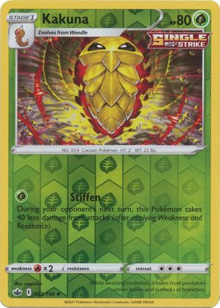 Chilling Reign 002/198 Kakuna (Reverse Holo)