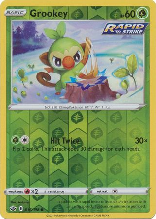 Chilling Reign 016/198 Grookey (Reverse Holo)