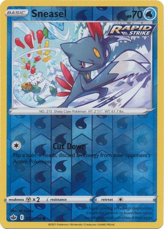 Chilling Reign 030/198 Sneasel (Reverse Holo)