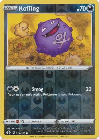 Chilling Reign 094/198 Koffing (Reverse Holo)