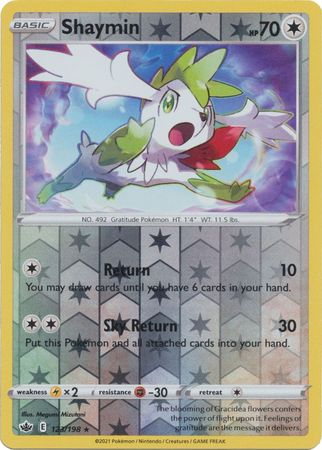 Chilling Reign 123/198 Shaymin (Reverse Holo)