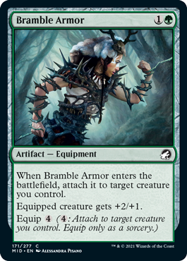 Innistrad: Midnight Hunt 171/277 Bramble Armor