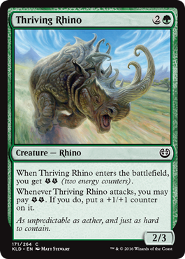 Kaladesh 171/264 Thriving Rhino