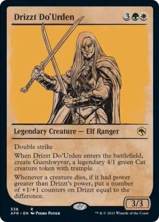 Adventures in the Forgotten Realms 338 Drizzt Do'Urden (Rulebook Art)