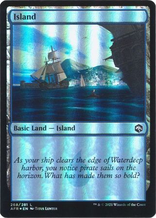 Adventures in the Forgotten Realms 268/281 Island (Foil)