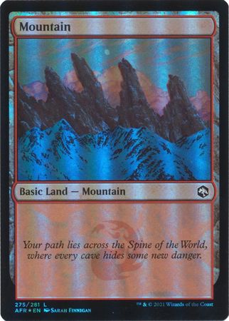 Adventures in the Forgotten Realms 275/281 Mountain (Foil)