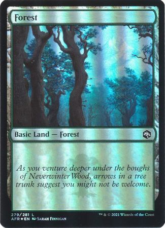 Adventures in the Forgotten Realms 279/281 Forest (Foil)