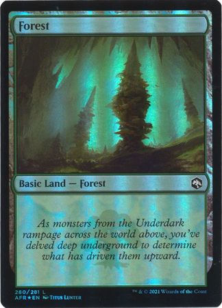 Adventures in the Forgotten Realms 280/281 Forest (Foil)