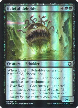 Adventures in the Forgotten Realms 089/281 Baleful Beholder (Foil)