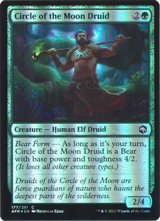 Adventures in the Forgotten Realms 177/281 Circle of Moon Druid (Foil)