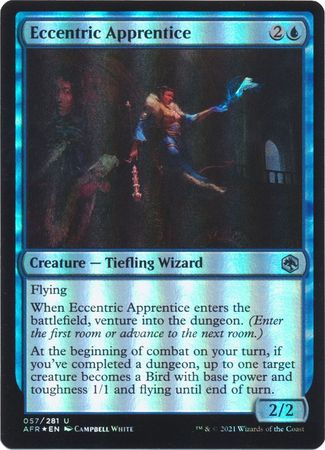 Adventures in the Forgotten Realms 057/281 Eccentric Apprentice (Foil)