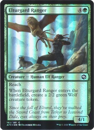 Adventures in the Forgotten Realms 182/281 Elturguard Ranger (Foil)