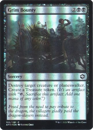 Adventures in the Forgotten Realms 106/281 Grim Bounty (Foil)