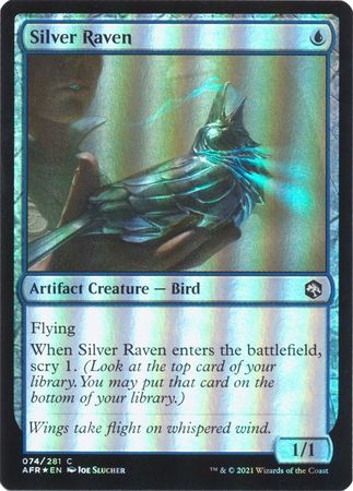 Adventures in the Forgotten Realms 074/281 Silver Raven (Foil)