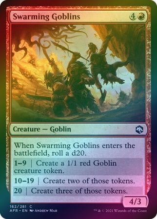 Adventures in the Forgotten Realms 162/281 Swarming Goblins (Foil)