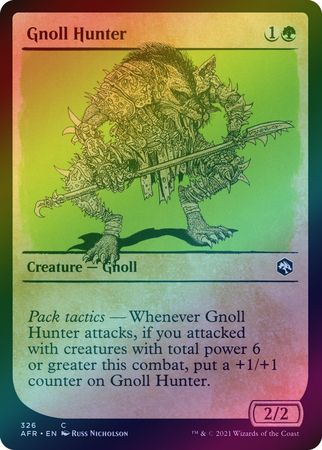 Adventures in the Forgotten Realms 326 Gnoll Hunter (Rulebook Art)(Foil)