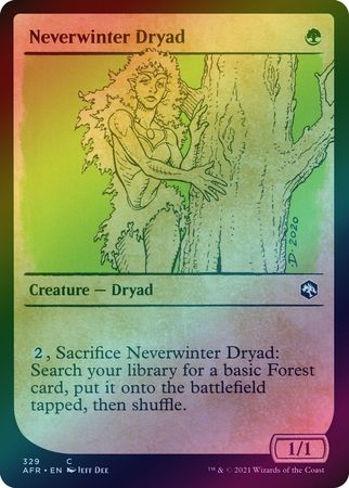 Adventures in the Forgotten Realms 329 Neverwinter Dryad (Rulebook Art)(Foil)