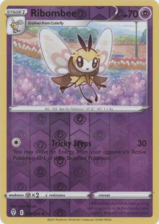 Evolving Skies 079/203 Ribombee (Reverse Holo)