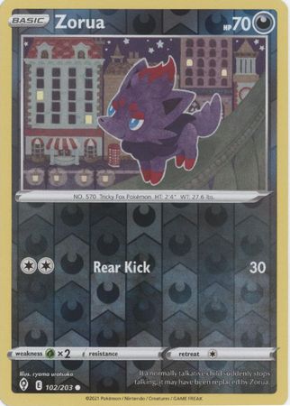 Evolving Skies 102/203 Zorua (Reverse Holo)