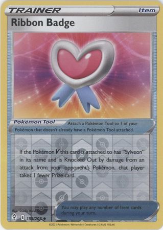 Evolving Skies 155/203 Ribbon Badge (Reverse Holo)