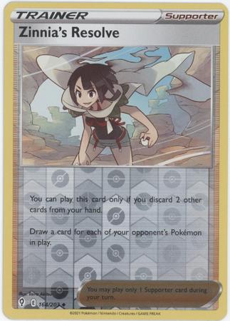 Evolving Skies 164/203 Zinnia's Resolve (Reverse Holo)