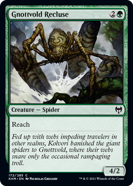 Kaldheim 172/285 Gnottvold Recluse (Foil)