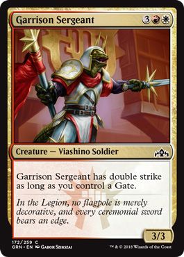 Guilds of Ravnica 172/259 Garrison Sergeant