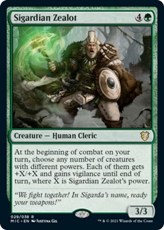 Innistrad Midnight Hunt Commander 029/038 Sigardian Zealot