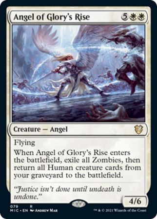 Innistrad Midnight Hunt Commander 079 Angel of Glory's Rise