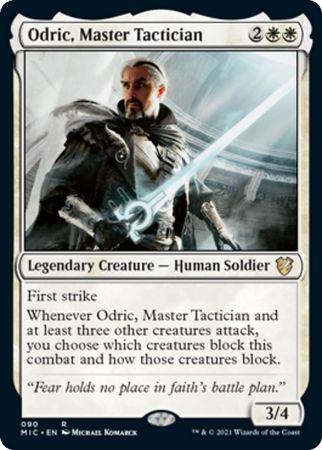 Innistrad Midnight Hunt Commander 090 Odric, Master Tactician