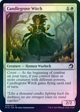 Innistrad: Midnight Hunt 008/277 Candlegrove Witch (Foil)