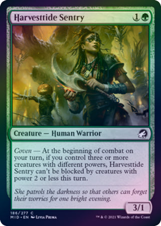 Innistrad: Midnight Hunt 186/277 Harvesttide Sentry (Foil)