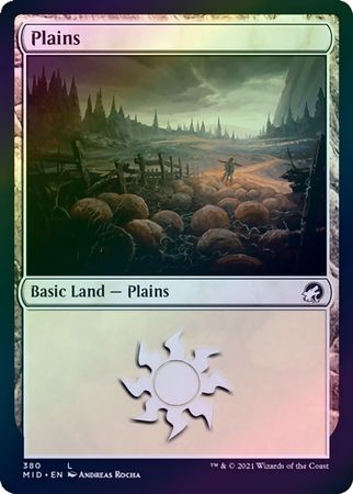 Innistrad: Midnight Hunt 380 Plains (Foil)