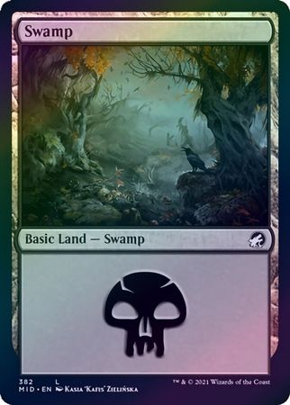 Innistrad: Midnight Hunt 382 Swamp (Foil)