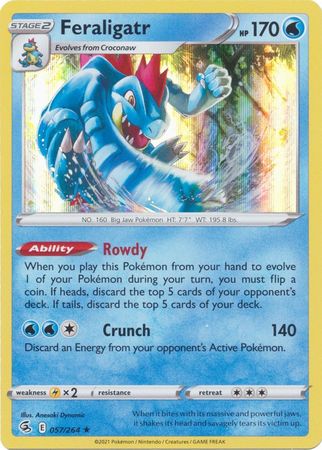 Fusion Strike 057/264 Feraligatr (Holo)