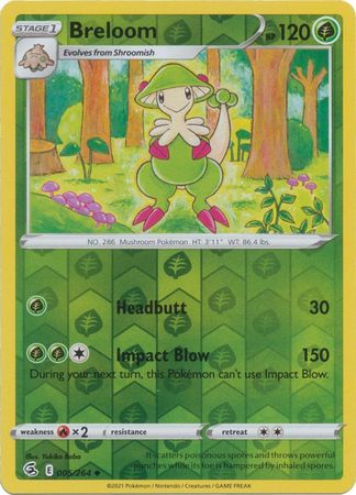 Fusion Strike 005/264 Breloom (Reverse Holo)