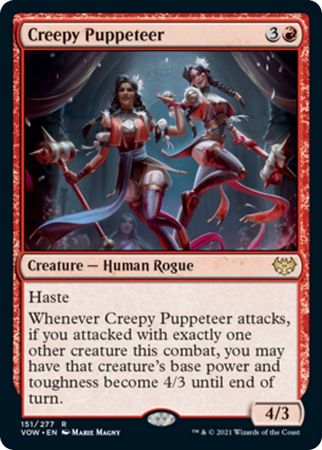 Innistrad: Crimson Vow 151/277 Creepy Puppeteer (Foil)