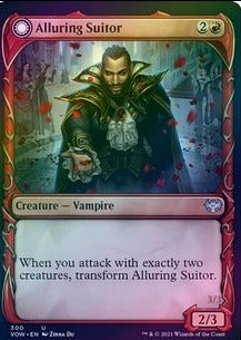 Innistrad: Crimson Vow 300 Alluring Suitor//Deadly Dancer (Fang Frame)(Foil)